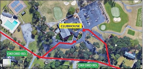 Brook Valley Golf Course EAP Venue Address: 311 Oxford Road, Greenville, NC 27858 Emergency Vehicle Access: Emergency access for the course should be sent to the clubhouse on Oxford Rd.