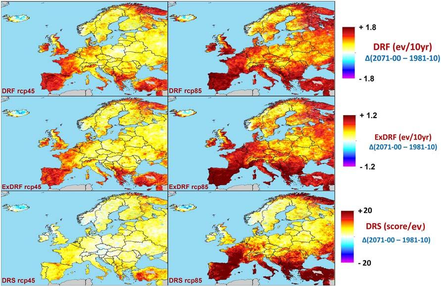 scenario) European drought projections (1981-2100) Spei & Spi computed separately, EU-CORDEX
