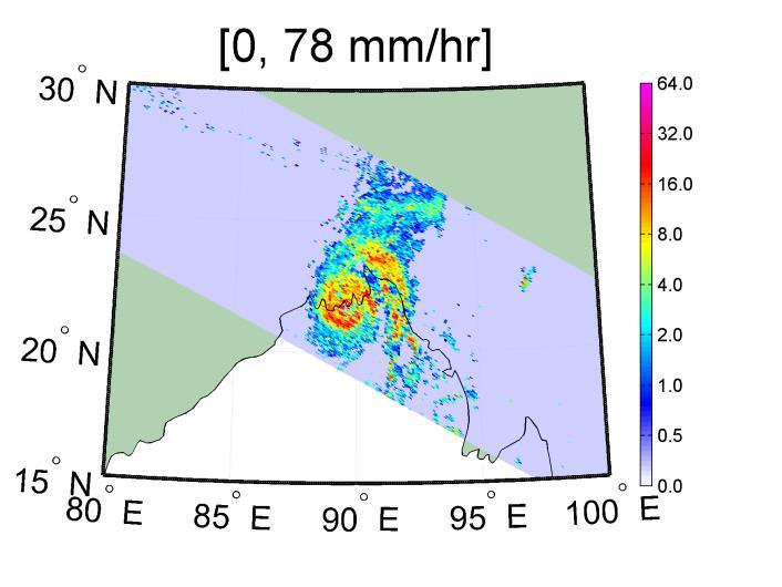 Retrieval of Tropical Cyclone Sidr Radar