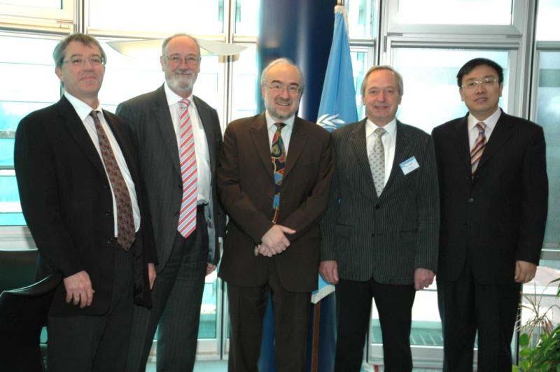 MRA Michel Jarraud, Secretary General of the WMO, signed the Arrangement on behalf of the WMO.