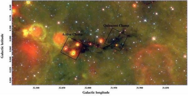 Massive Star Formation in Ridge Battersby+2014