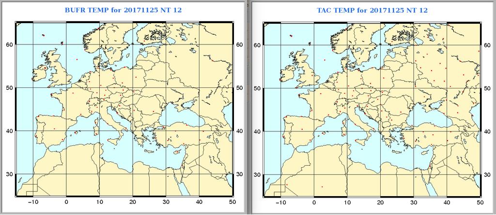 Radiosonde Observations (ECMA) Fig.2 : Radiosonde Observations (ECMA) : simple profile VS trajectory profile Fig.