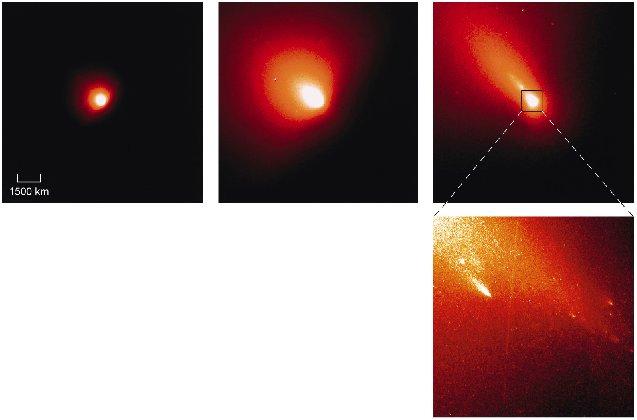 disintegrates Visiting a Comet In addition to taking images of the comet, the mission attempted to take samples of