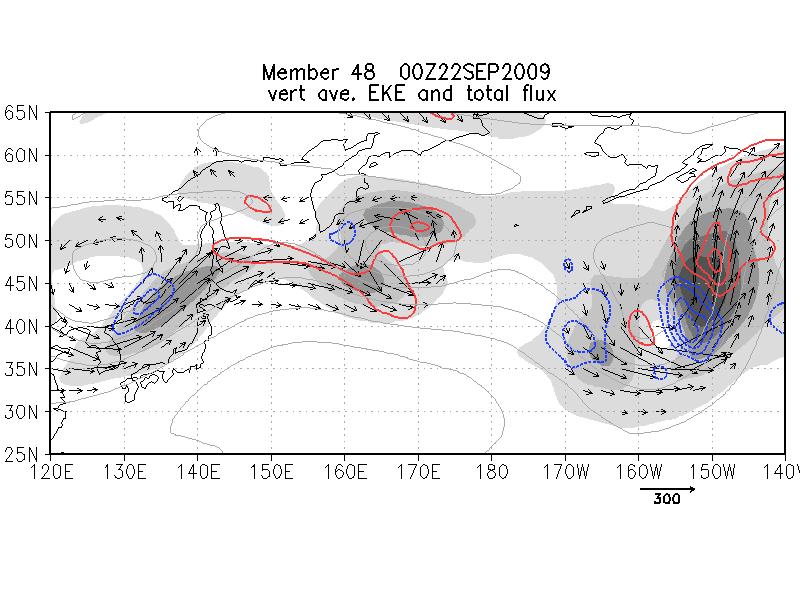 22 Sep 09 500 hpa geopotential height & mean