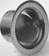BELLMOUTH SPIGOT 4.36 AHSP Description The bellmouth spigot and damper is a high efficiency, energy saving product suitable for both high and low velocity applications.