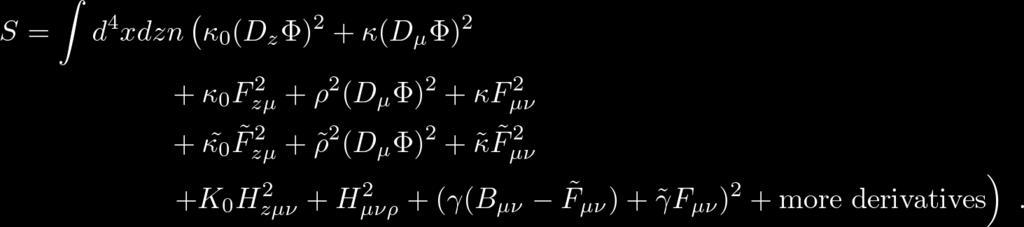 assume double trace beta functions have derivative expansions Integrating out P,