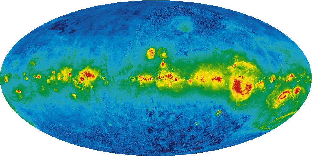 THE WARM IONIZED MEDIUM WHAM Hα all sky mapper (LAMBDA; Finkbeiner 2003) Diffuse ionized gas: T ~ 8000 K; n ~ 0.03 cm 3; Mass ~ 109 M.