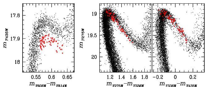 The SUB-GIANT BRANCH We confirm the presence of the faint SGB discovered by.( L58 Anderson et al.