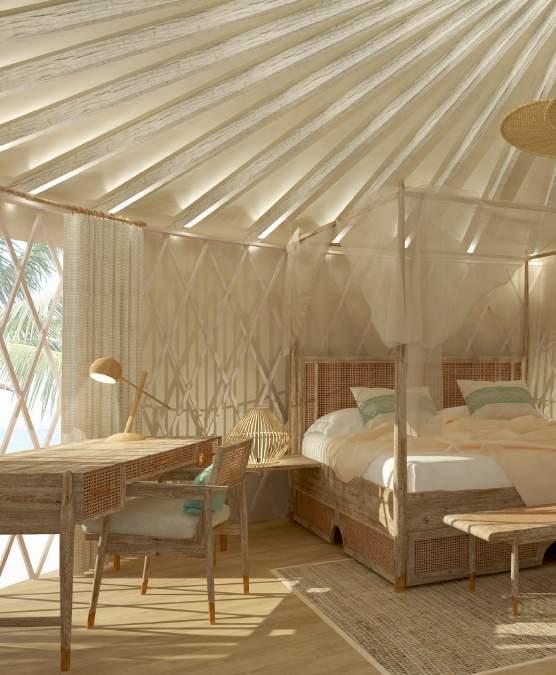 T H E P R O D U C T THE ROOMS & SUITES The suites are designed around a light weight insulated timber and fabric structure.