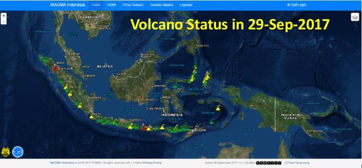 is dominated by volcanoes that are formed due to subduction