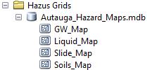 Hazard Maps NEHRP (National Earthquake Hazards Reduction Program) Soil Classification USGS EQ Hazards Program Global Map Server: Vs30 Ground Water Map USDA Soils Data Mart: Depth to Water Table