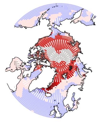 to 9 m in the new open waters Inter-model variability: Ice-free Arctic Ice-free Arctic