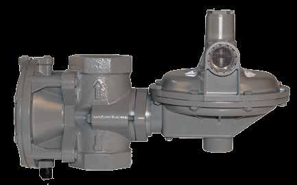 P0 Pressure Regulator Minimize Sudden Downstream Load Change Wide Pressure Ranges Integral Monitoring The BelGAS P0 and P0H gas pressure reducing regulators are available with a true monitor