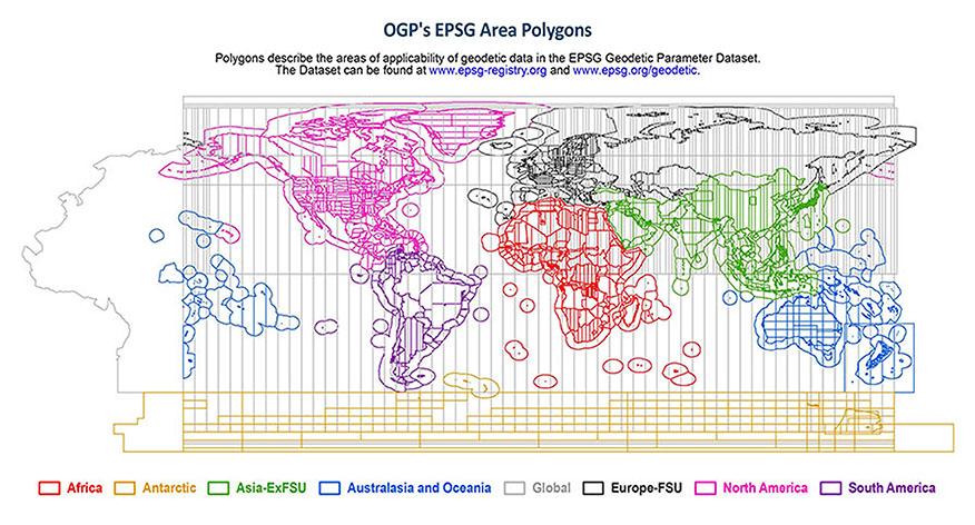 OGP ESPG Area Polygons reducing risk in handling of geodetic data