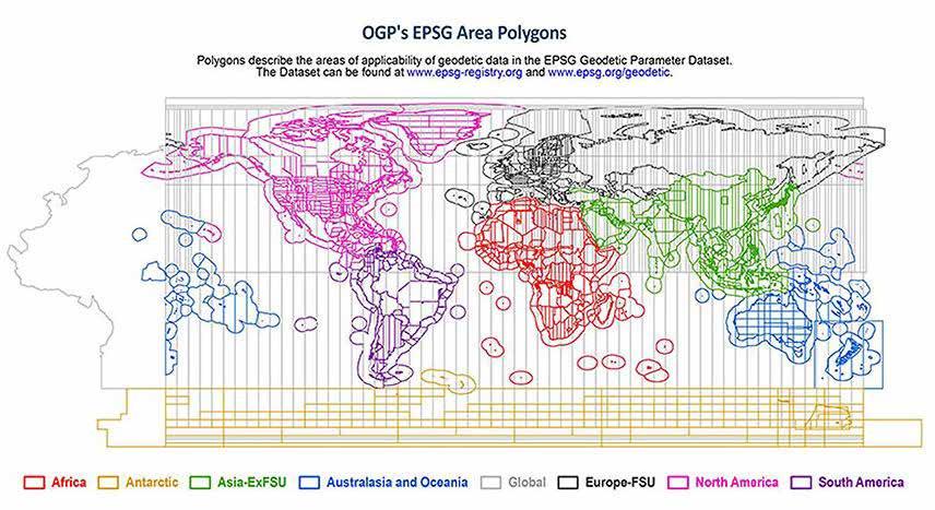 Determining Coordinate Reference System OGP EPSG Area Polygons Reduces risk in handling