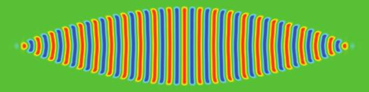 SNAKING OF PLANAR PATTERNS 79.6.6.6.66.68 Figure. A branch of fully localized planar stripe patterns at ν =is shown in the left panel. The Maxwell point of D rolls that occurs at μ =.