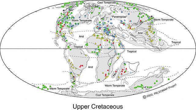 Records  Late Cretaceous from