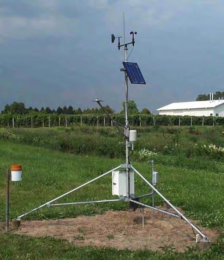 Enviro-weather Each station provides readings every 30 minutes of: air temperature soil temperature soil moisture