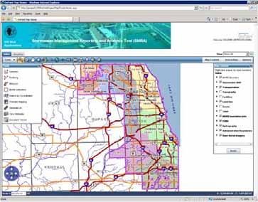 Initial web-gis applications GIS-based data browse, query,