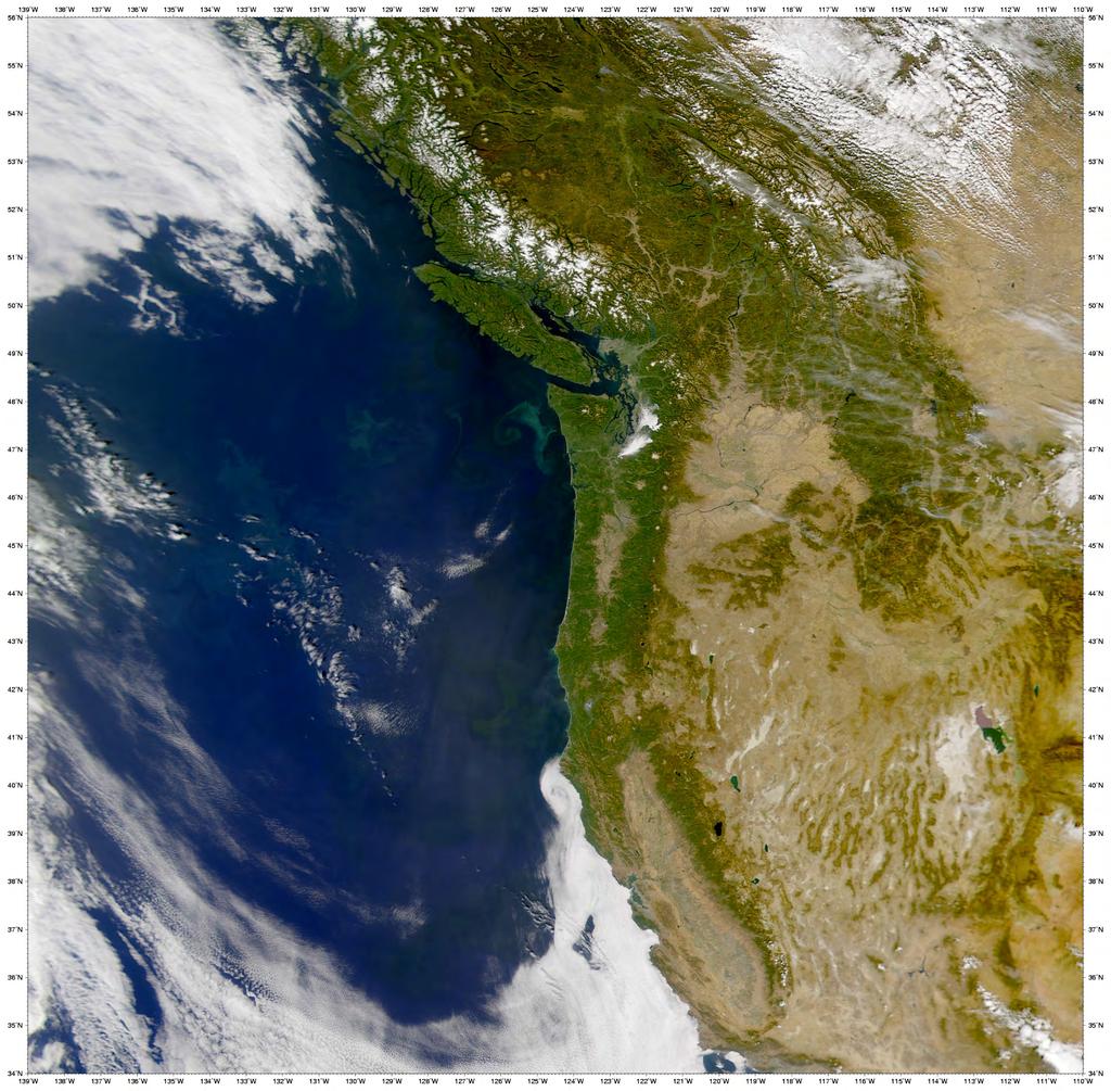NANOOS serves the Pacific Northwest Coastal ocean: Northern extent of California Current Winds, topography, freshwater input, ENSO & other climate cycles Major inland basins: Puget Sound-Georgia