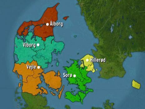 The new Denmark Structure Reform Denmarks new regions (5 regions instead of 14 counties) Denmarks new municipalities (99