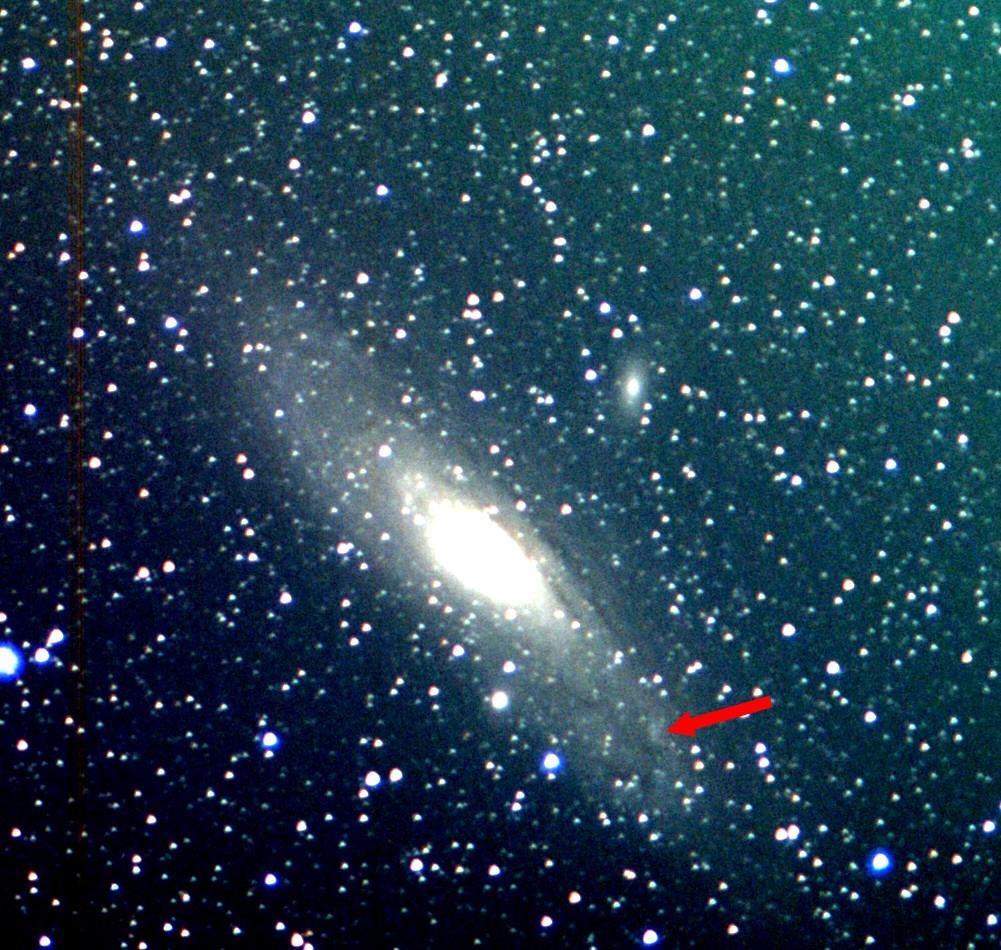 squeezed in the field at 95X using an eyepiece with a 100 apparent field of view. However, NGC-206 was too far away from the center of M31 to get all four of them in at the same time.