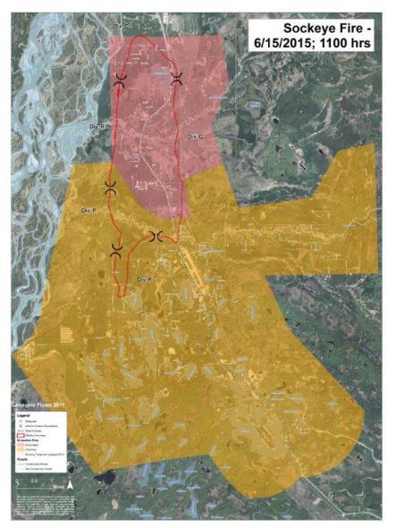 Sockeye Fire Alaska Fire Name Location Acres burned % Contained Est.
