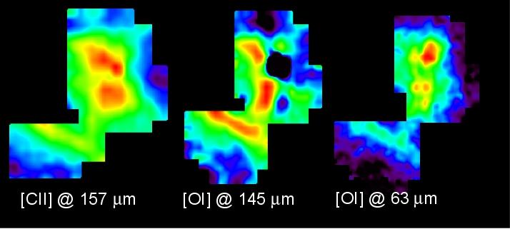 SOFIA & FIFI-LS BN-KL BN-KL Position Continuum@ 63 µm Continuum and oxygen