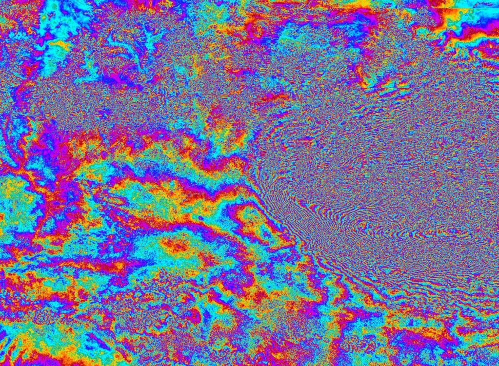 Sentinel-1A IW Mode D-InSAR Earthquake Surface Deformation Mapping M7.