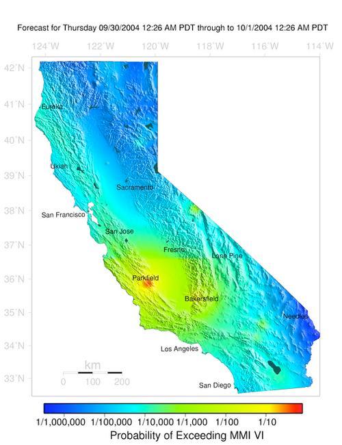 Southern California Short-Term Earthquake Probability