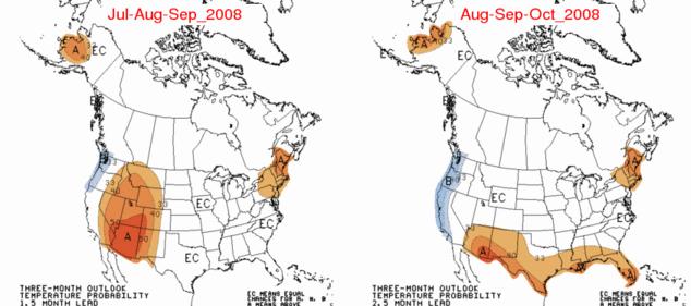 [Note: Even if July and/or August do end up having slightly below normal temperatures, in our hot summertime climate those are still temperatures supporting higher, not