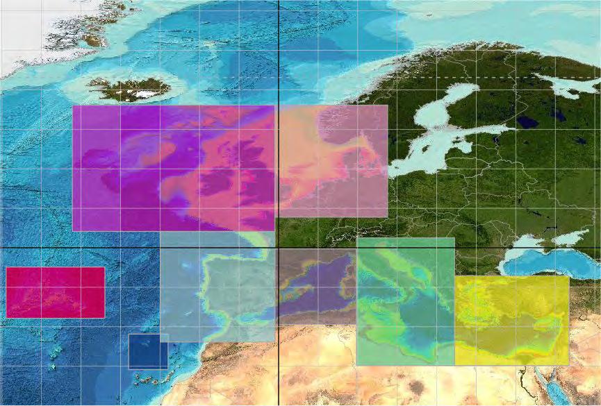 EMODnet hydrography coverage At present the EMODnet Hydrography portal provides Digital Terrain Models (DTM) for the following regions: Atlantic Ocean : Channel, Celtic Seas and Western Approaches