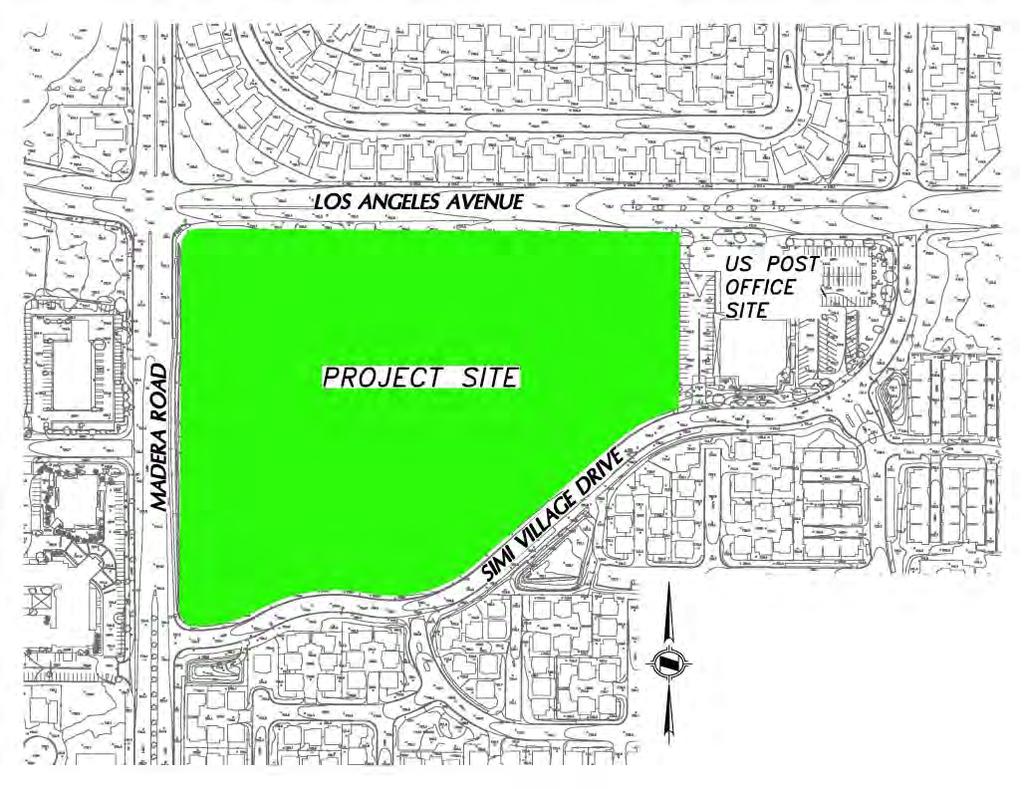 A. PROJECT SITE The Project Site Tentative Tract 5978 (TT 5978) is located in the City of Simi Valley, Ventura County.
