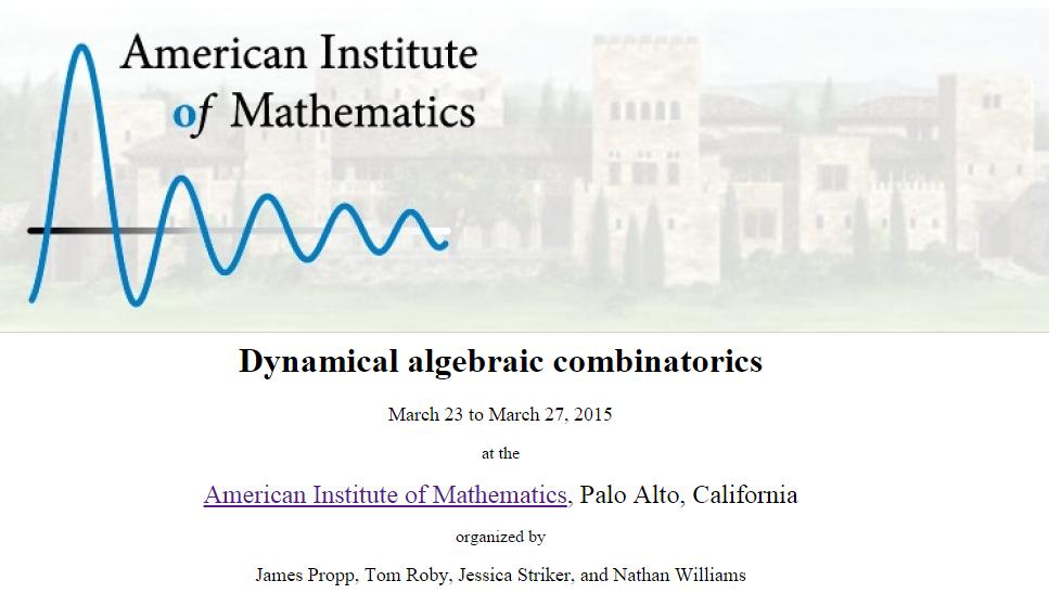 Resonance in dynamical algebraic combinatorics J.