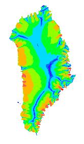 00, run # 00, run #4 W W m/a 000-00 -00 00 00-600 7 N -600 7 N 0-000 -000 0-400 -400-00 -00 0 Figure S: Simulated surface velocity of the Greenland ice sheet.