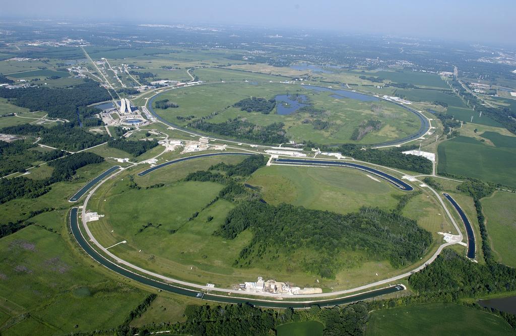 TeVatron Present Energy Frontier Synchrotron: 1 km radius operational: 1985-today (2009) at Fermilab (Chicago, USA) detectors: CDF, Dzero Ebeam: 1 TeV, p-pbar (1 ma) physics goals: Higgs, NP,top, b
