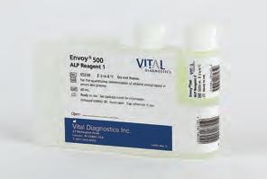 The Envoy 500+ uses its own line of reagents that are manufactured, validated and optimized by Vital Diagnostics. This ensures quality results, maximum performance, and the best overall value.