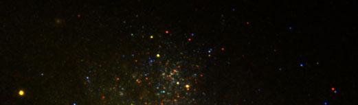 NGC 5253 UV+ V + IR Panchromatic continuum