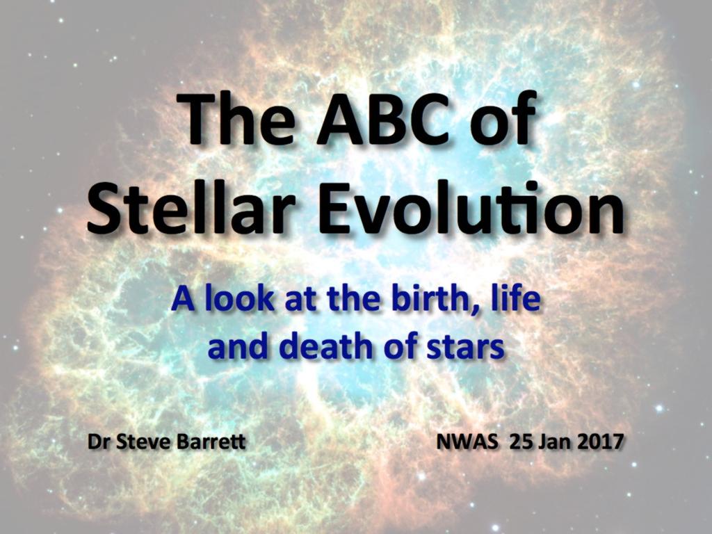 ABC of Stellar Evolution A look at the birth, life and death of stars.