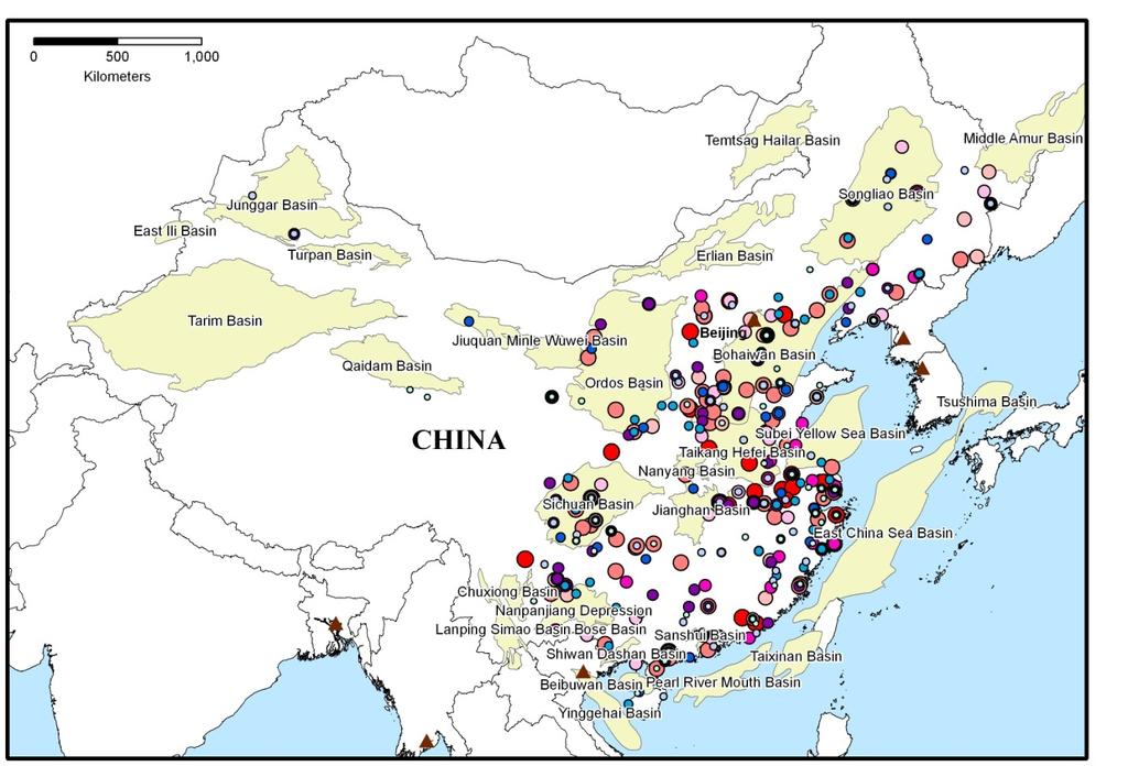 Geological challenges - China non-marine basins, tight