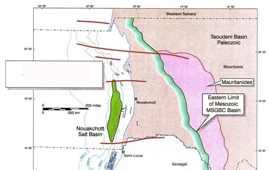 coastal basin called MSGBC (Mauritania Senegal Gambia