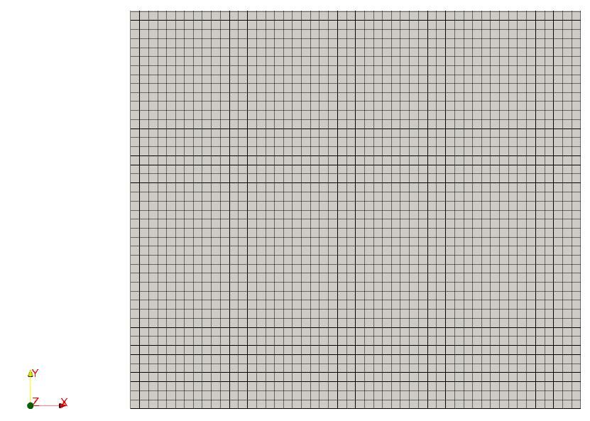 The grid and the simple grid generation of this structured grid Snapshot from