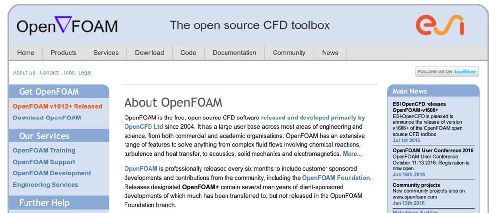 OpenFOAM (Open Source Field Operation and Manipulation) is a free software for