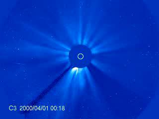 the outer corona near solar maximum I: coronal signature has scaling properties II: solar wind