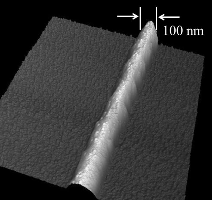 few micrometres Sub-100 nm