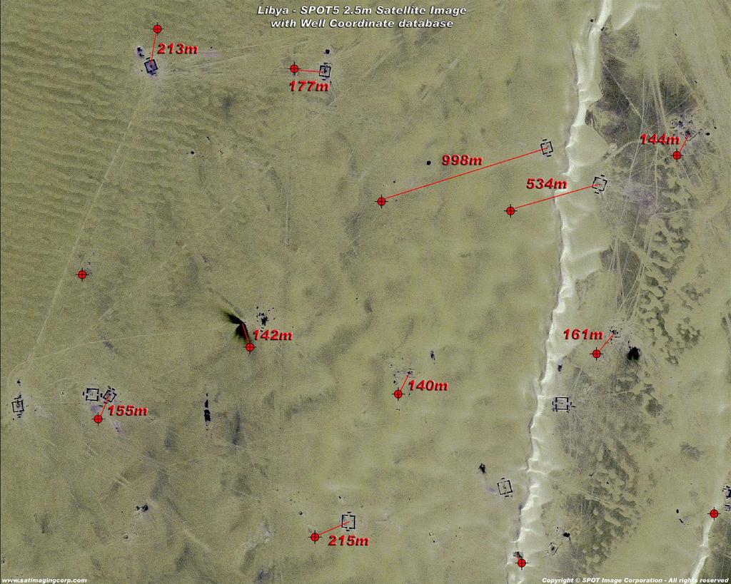 Libya Well Location Database Satellite