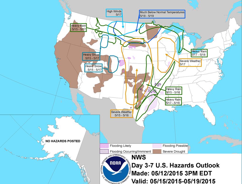 Hazard Outlook, May 15-19 http://www.cpc.ncep.
