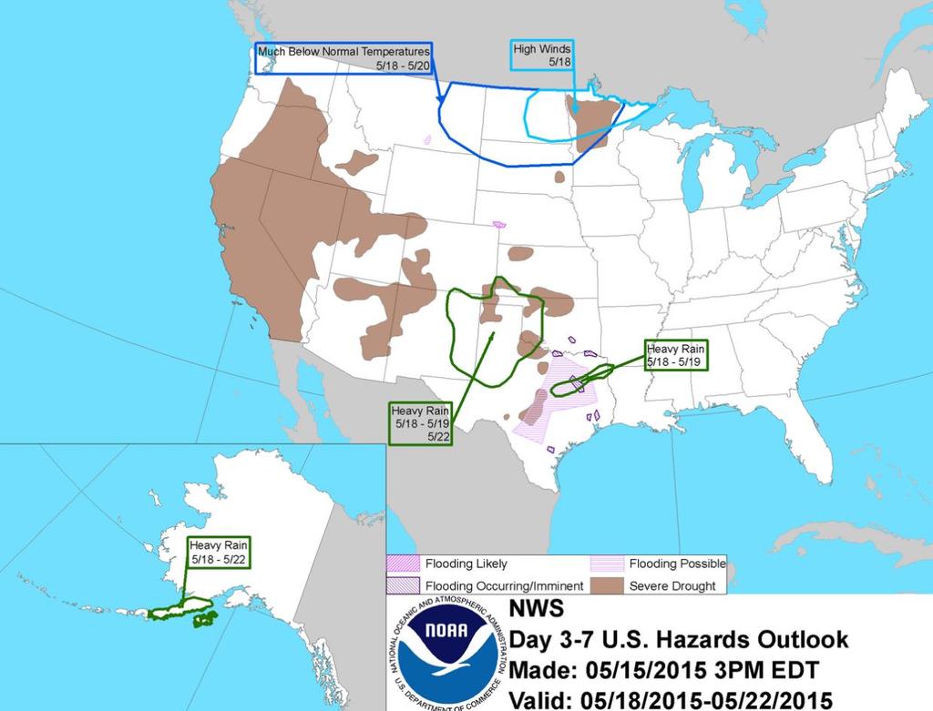 Hazard Outlook, May 18-22 http://www.cpc.ncep.