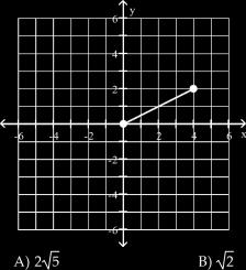D) C) Quadrant II x-axis C) 3 D) 1 2 Use the
