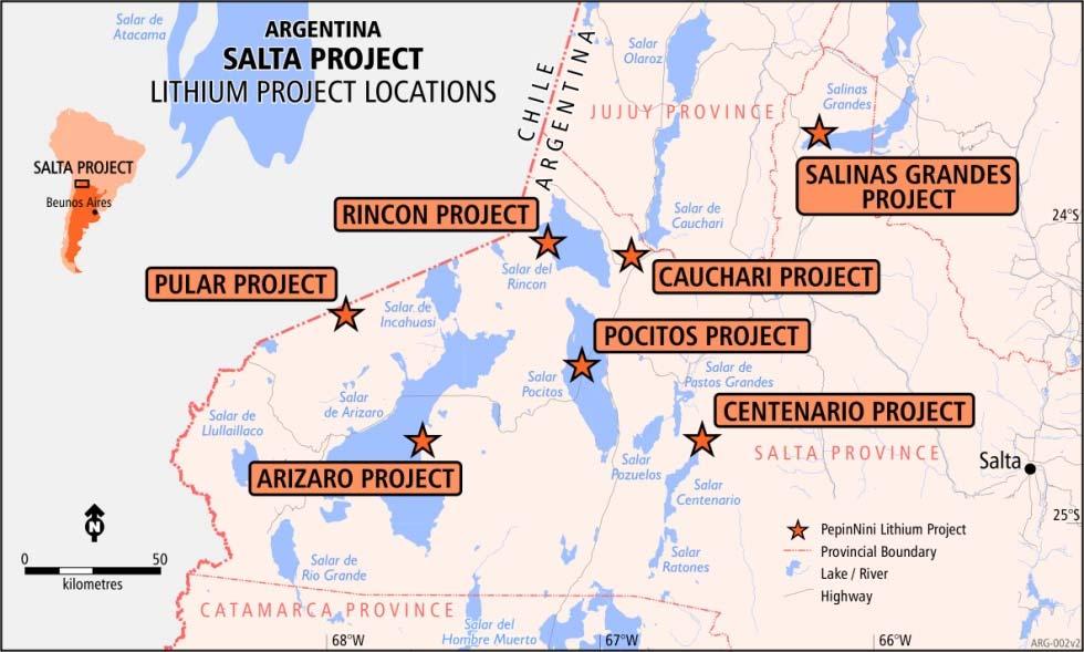 Page 2 of 3 PepinNini Salta Lithium Projects This announcement on the Salta Lithium project has been reviewed by Mark King Ph.D., P.Geo., F.G.C.